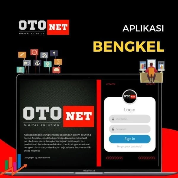 OtoNet Solusi Digital, strategi pemasaran bengkel mobil modern